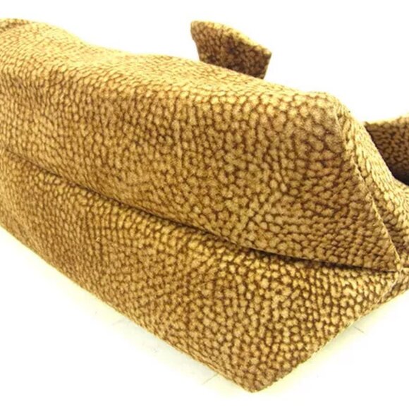 Borbonese Clutch bag Beige Brown Woman Authentic - Picture 5 of 5